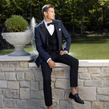 Tuxedo MK Navy Performance stretch